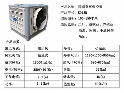 【批發銷售環保水簾空調廣州節能環保空調】價格,廠家,圖片,其他制冷設備,東莞市瑞社機電設備工程-